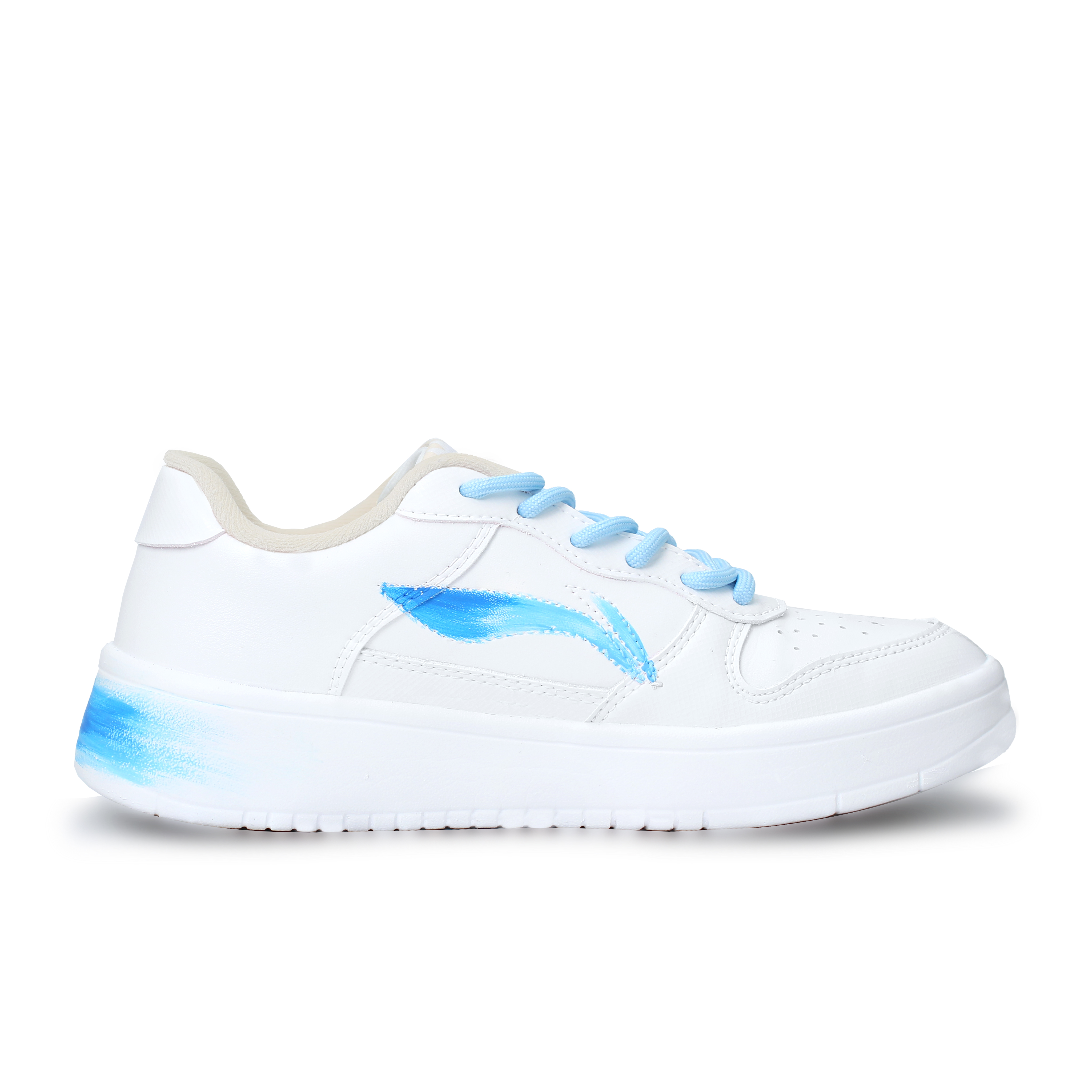 LiNing Pontoon Boats Abrasion Resistant, Lightweight, And Breathable Low Top Skateboard Shoes Unisex White Blue Pink купить в интернет-магазине Yoocart с быстрой доставкой по России.