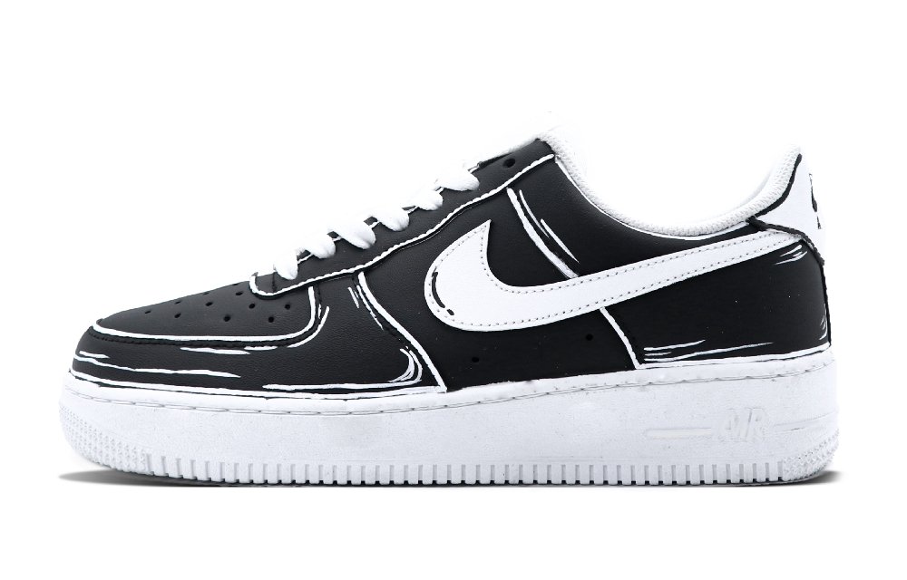 Nike Air Force 1 Slip Resistant Cushioning Low Top Skateboard Shoes Women's White