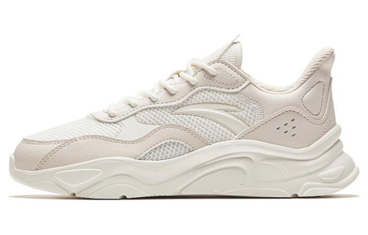 Anta Cushioning, Wear Resistant Low Top Casual Shoes Women's Ecru