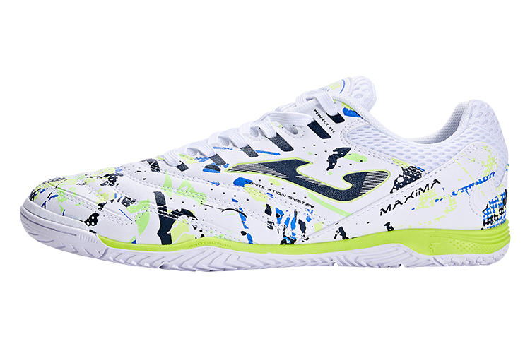 Joma IC/IN Anti-Slip Wear-Resistant Soccer Shoes Men's White