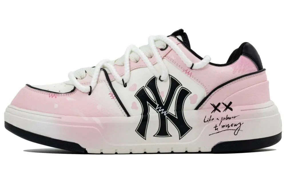 MLB Chunky Liner Skateboard Shoes Unisex Low top Pink