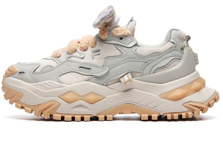 FILA FUSION Bianco Sneakers 'Grey Orange' Women's