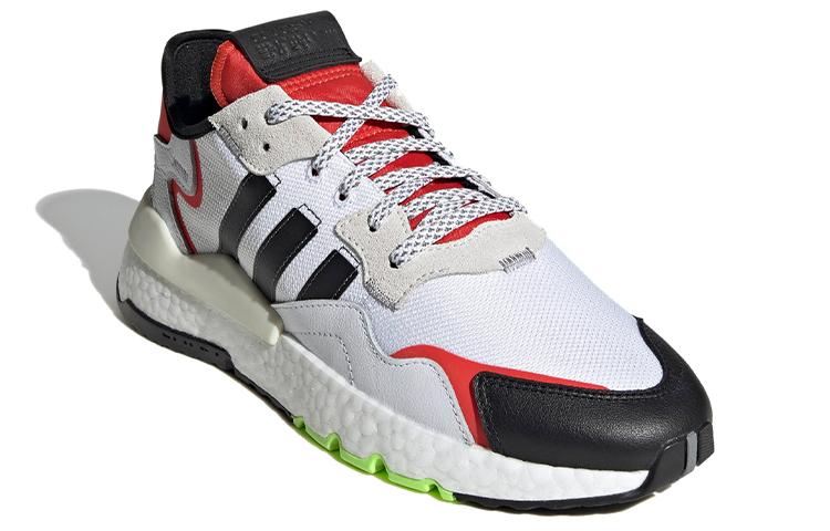 Adidas Nite Jogger White Black Red купить в интернет-магазине Yoocart с быстрой доставкой по России.