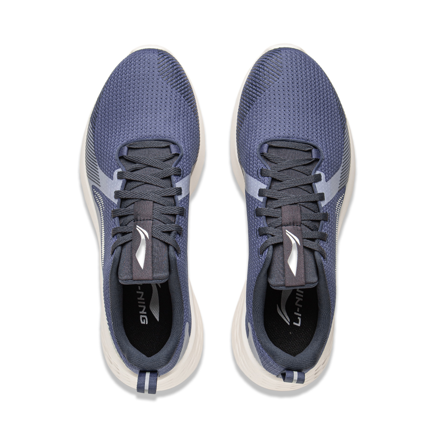 LiNing Qingyun Cushioning, Wear Resistant Low Top Casual Running Shoes Men's Gray Indigo Mist White купить в интернет-магазине Yoocart с быстрой доставкой по России.