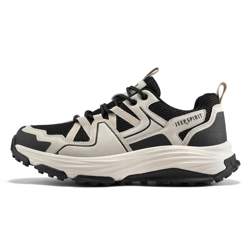 JEEP SPIRIT Low Top Chunky Sneakers Men's Light Sandy