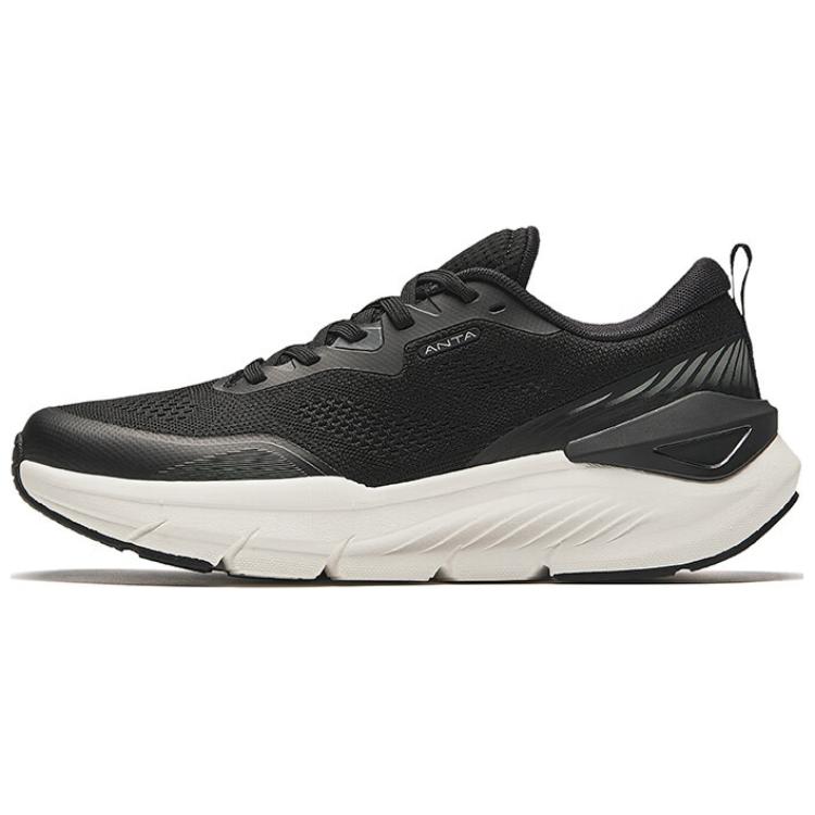 Anta Breathable And Lightweight Low Top Running Shoes Women's Black White