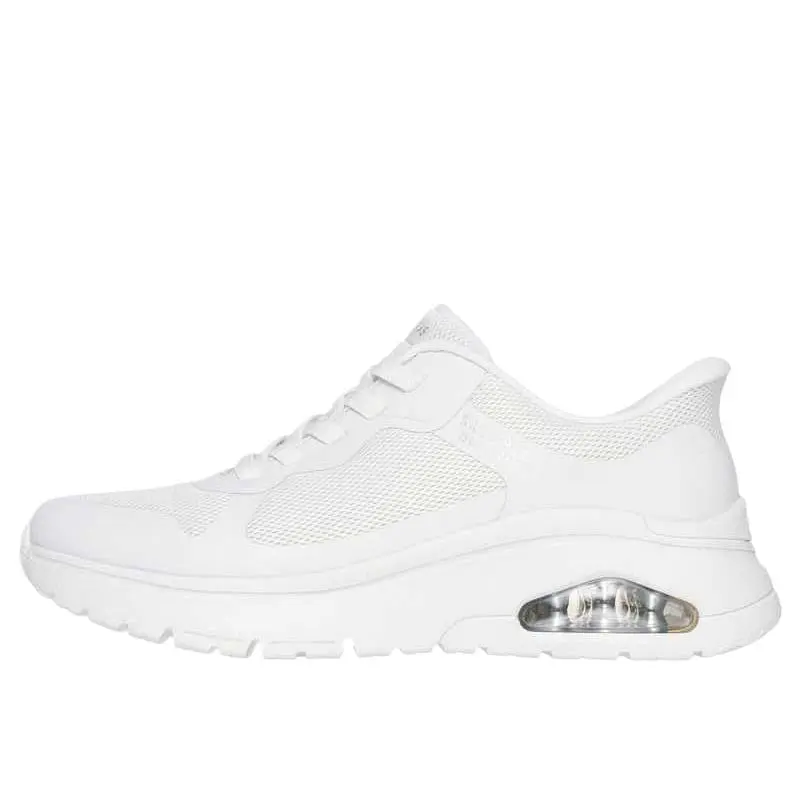 Skechers Uno Flex Ivorine Low Top Casual Shoes Women's White