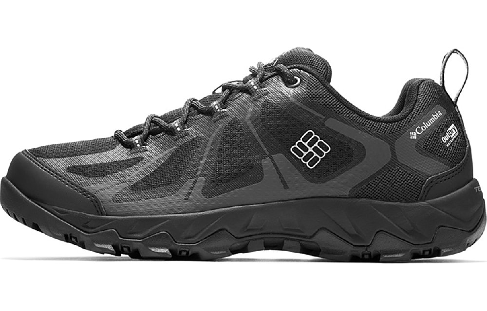 Columbia Cushioned Wear-Resistant Water-Resistant Low-Top Trekking Shoes Men's Black