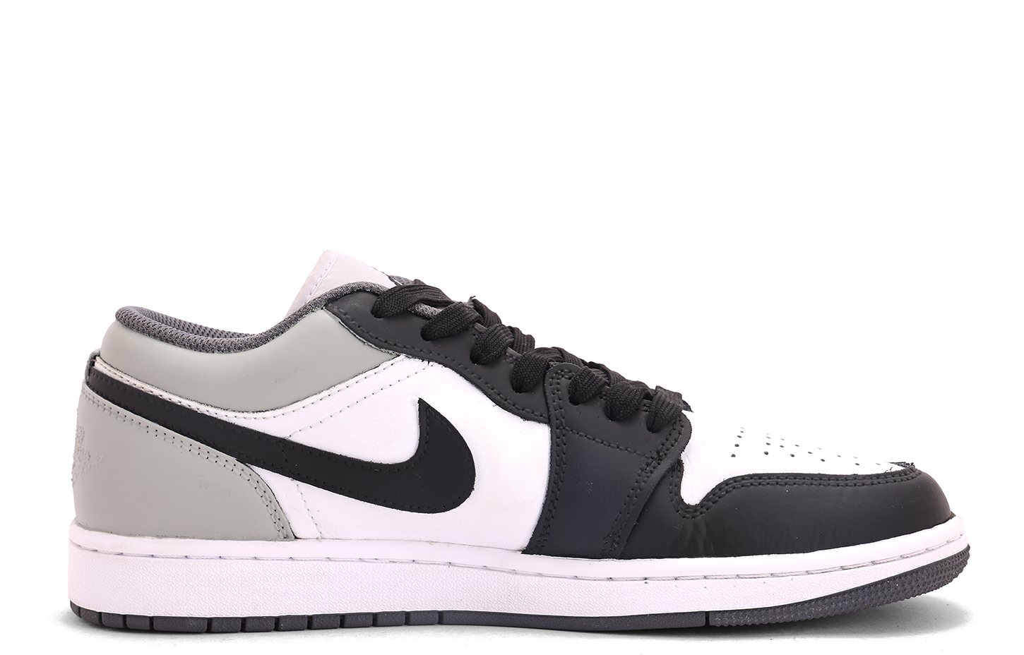 Jordan Air Jordan 1 Abrasion Resistant Coverage Low top Vintage Basketball Shoes Unisex Gray Black купить в интернет-магазине Yoocart с быстрой доставкой по России.