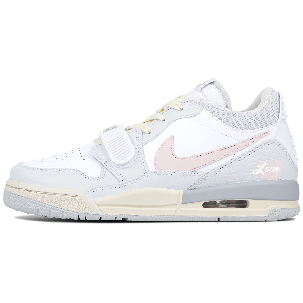Jordan Legacy 312 Vintage Basketball Shoes Women's Low Top Pink/Gray