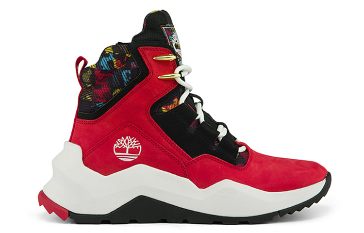 Timberland Madbury Side Zip Sneaker Boots 'Red Nubuck' Women's