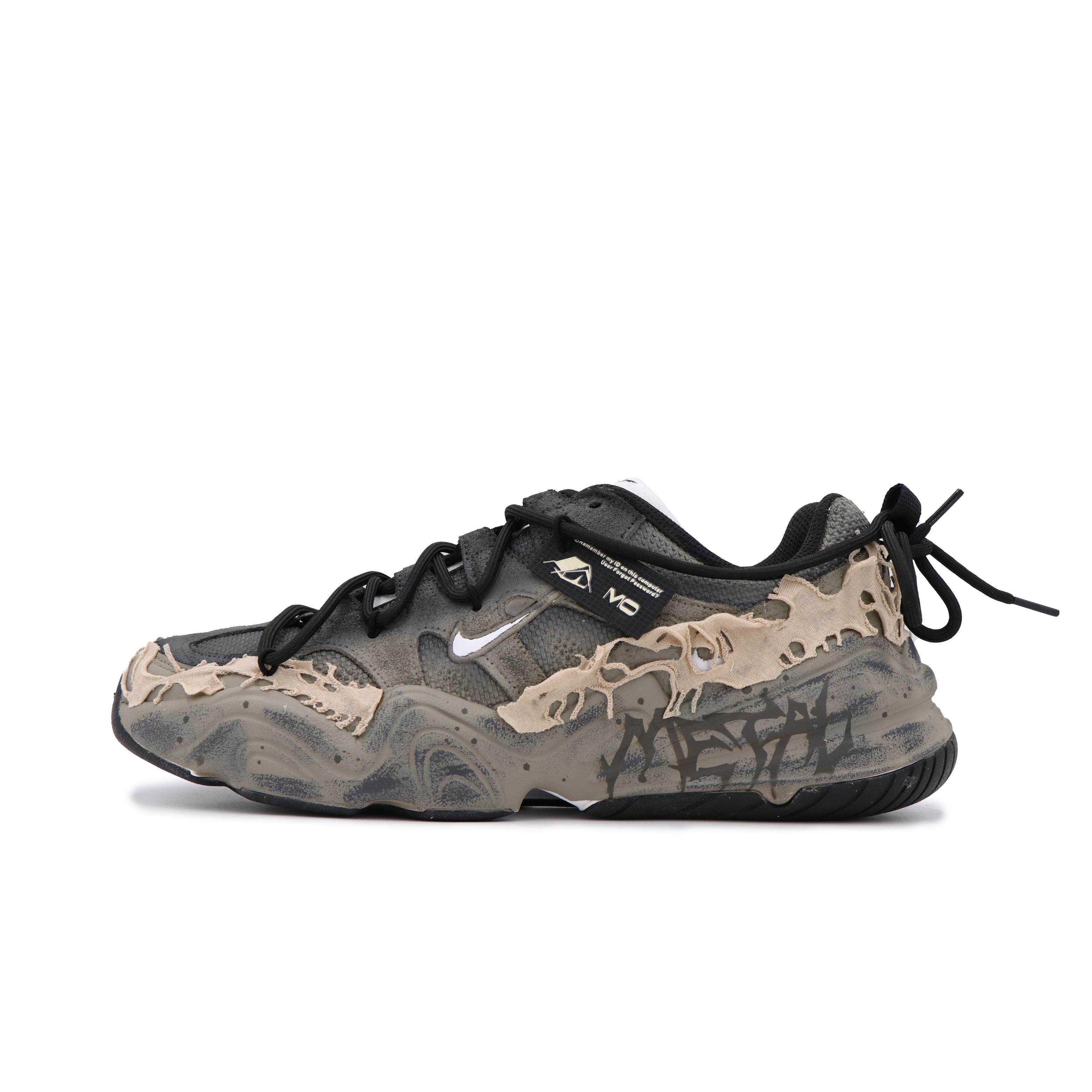 Nike Tech Hera Abrasion Resistant Low top Casual Shoes Unisex Brown Black