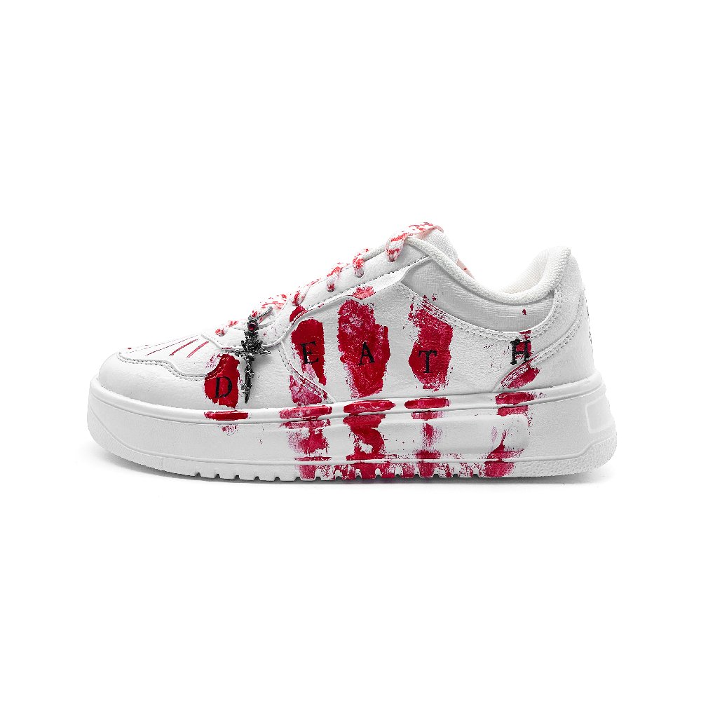 Anta Relaxed Cushioning, Wear Resistant Low Top Skateboard Shoes Unisex White