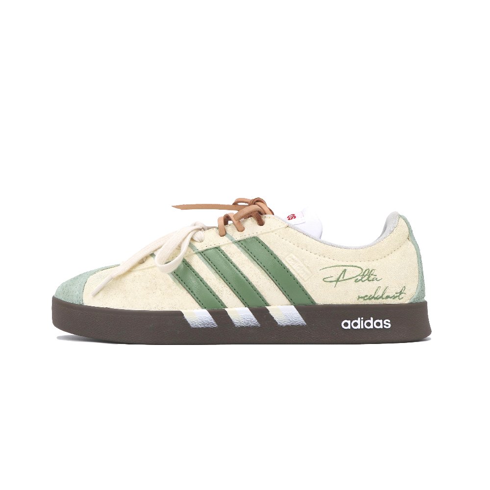 Adidas VL COURT 2.0 Cushioning, Wear Resistant Low Top Skateboard Shoes Unisex Light Green
