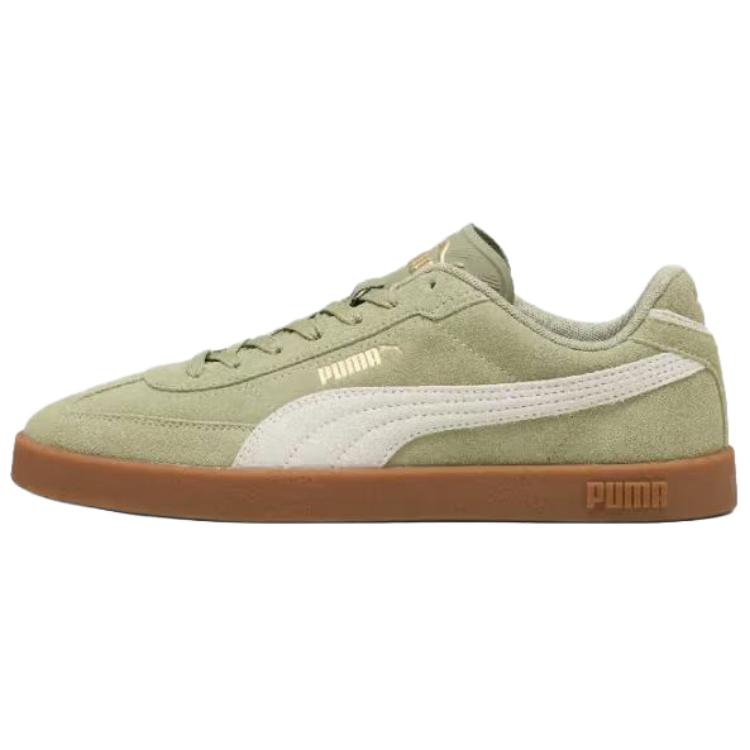 PUMA Club II Era Abrasion Resistant Low Top Skateboard Shoes Unisex Green