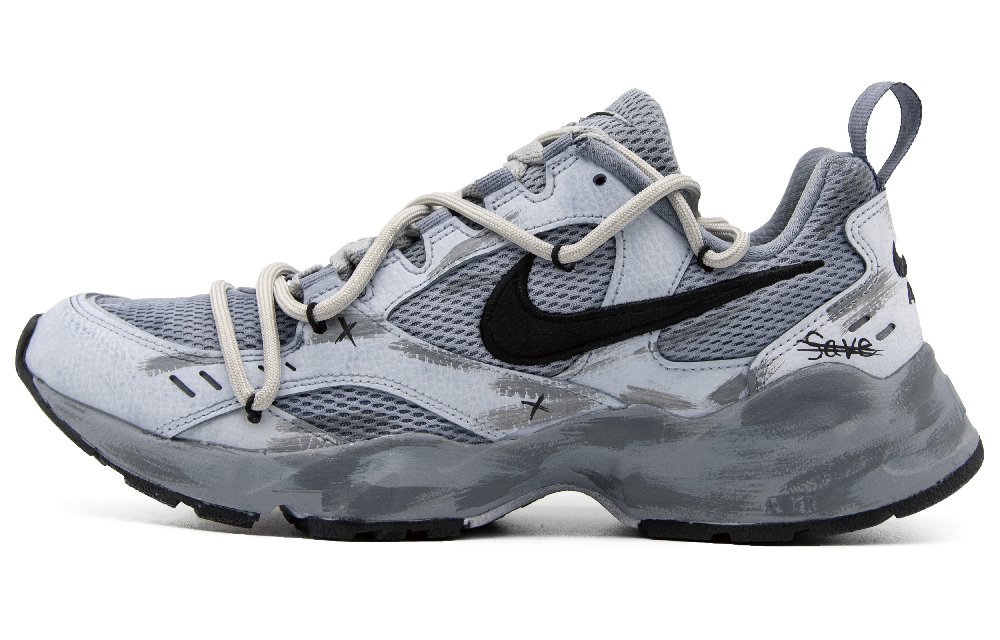 Nike Air Heights Space Gray Anti-Slip Wear-Resistant Low-Top Casual Shoes Men's Black Gray