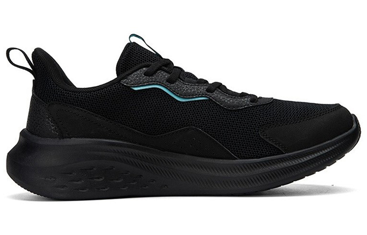 361° Abrasion Resistant Breathable Low top Running Shoes Men's Obsidian Black