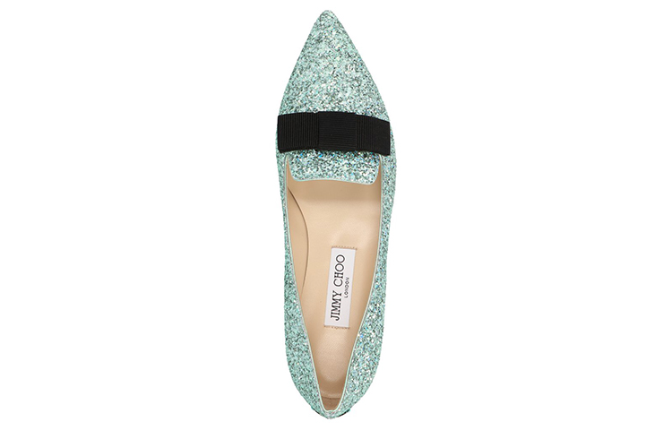 Jimmy Choo Gala Ballerina Flats Casual Single Shoes Women's Miami Mint Green