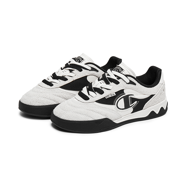Champion Woven Foot Training Shoes Balance Low top Skateboard Shoes Women's Milk White/Black купить в интернет-магазине Yoocart с быстрой доставкой по России.