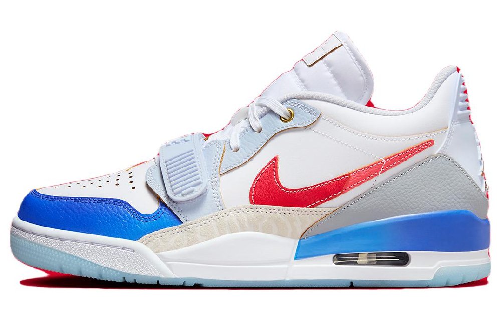 Jordan Legacy 312 Low 'White Game Royal University Red'