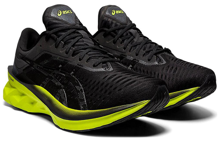 Asics Novablast 'Black Lime Zest'