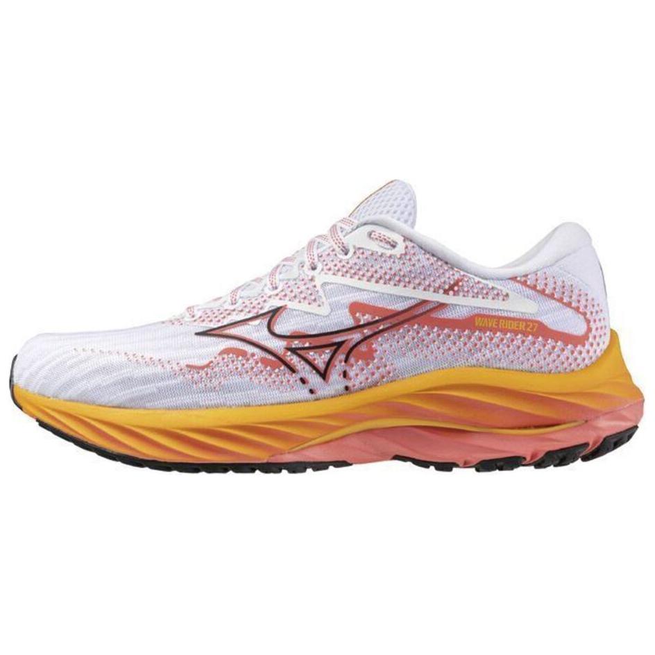 Mizuno Women's Wave Rider 27 'White Dubarry' Women's