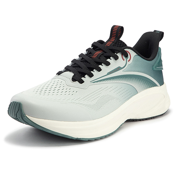 361° Speed Cushioning Lightweight Low-Top Casual Running Shoes Men's Gray Green
