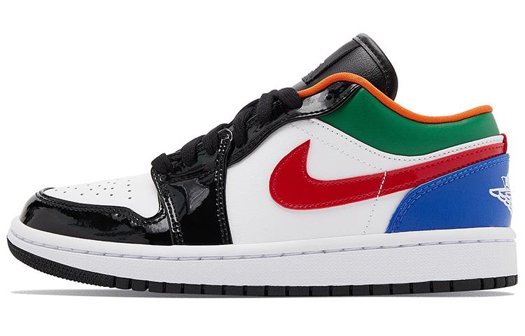 JORDAN 1 Low Multi Color Black Toe Women's