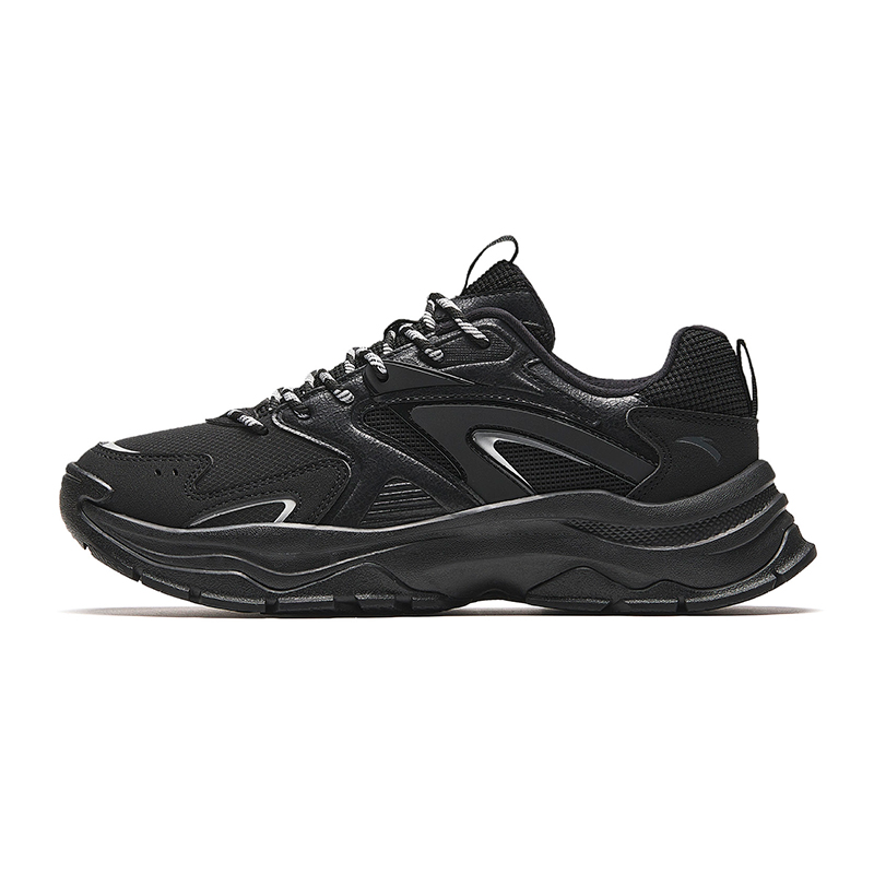 Anta Wear-Resistant Low-Top Casual Shoes Women's Black