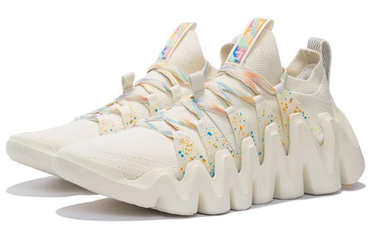 LiNing Phantom Stab Cushioning Anti-Slip Wear-Resistant Breathability Low-Top Casual Shoes Men's White купить в интернет-магазине Yoocart с быстрой доставкой по России.