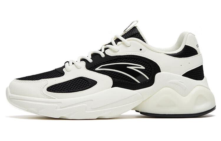 Anta Millennium Abrasion Resistant Low top Chunky Sneakers Women's Black White