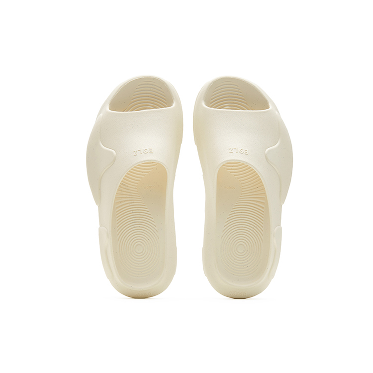 EQLZ EQUALIZER Oasis Slip-Resistant Slide Slippers Unisex Heron White