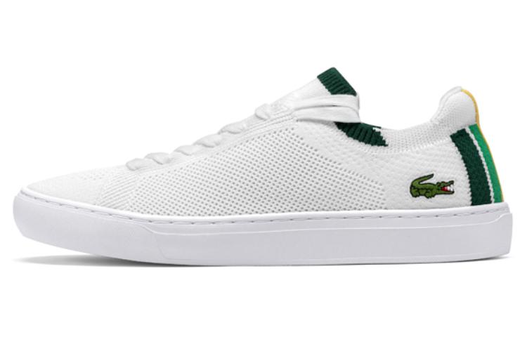 LACOSTE Low Top Skateboard Shoes Men's White