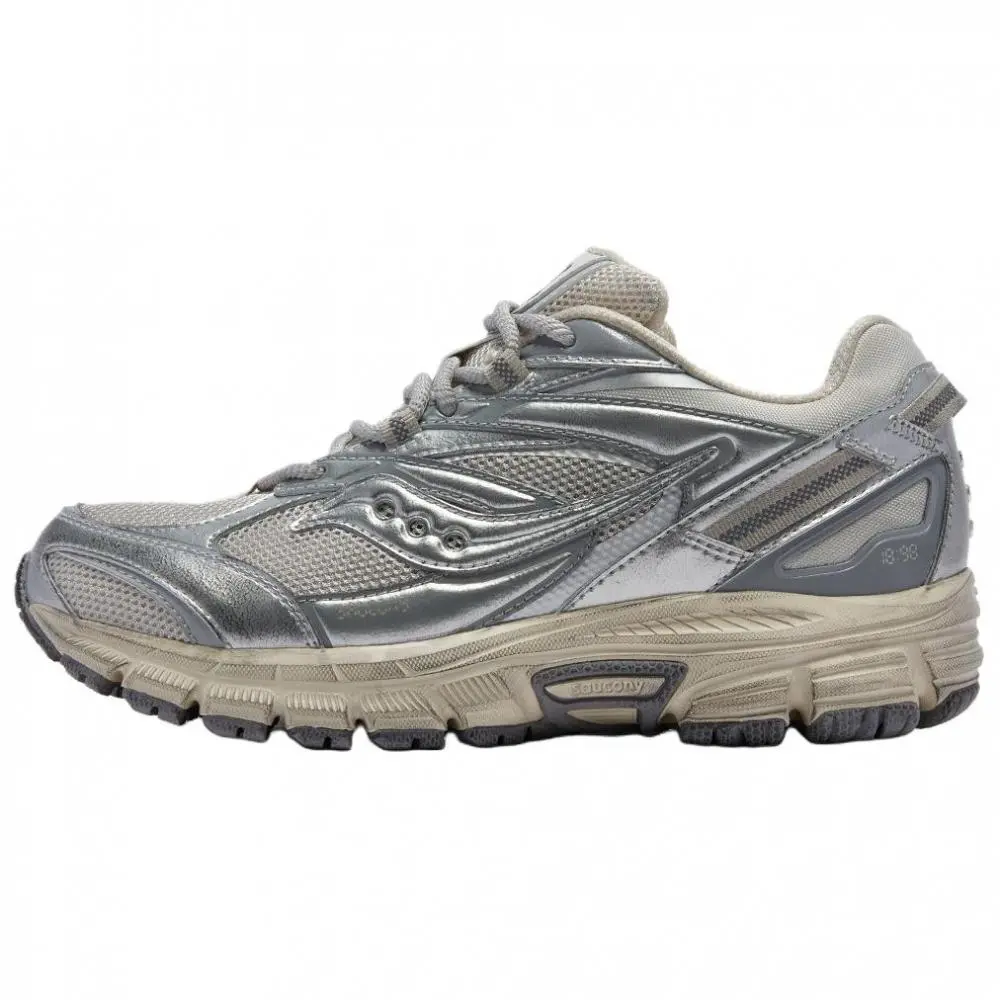 Saucony Cohesion 2K Abrasion Resistant Low Top Casual Shoes Unisex Silver