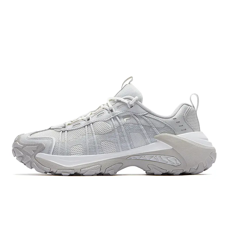 FILA FUSION EXOCET II Mountains Shoe 2 Abrasion Resistant Low Top Casual Shoes Men's Cloud Peak White