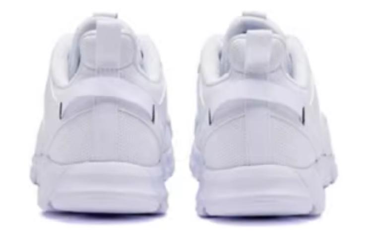 361° Cushioning Wear-Resistant Low-Top Running Shoes Men's White Obsidian Black