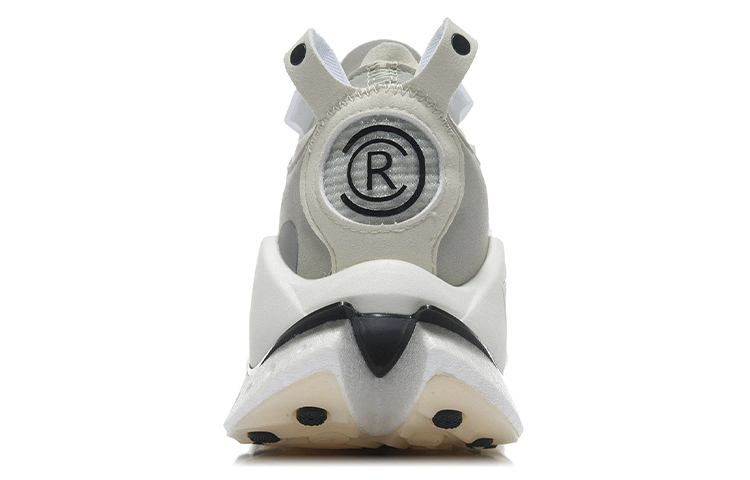 LiNing Jueying CRC Durable Breathable Low-Top Running Shoes Men's Cloud Rain Gray