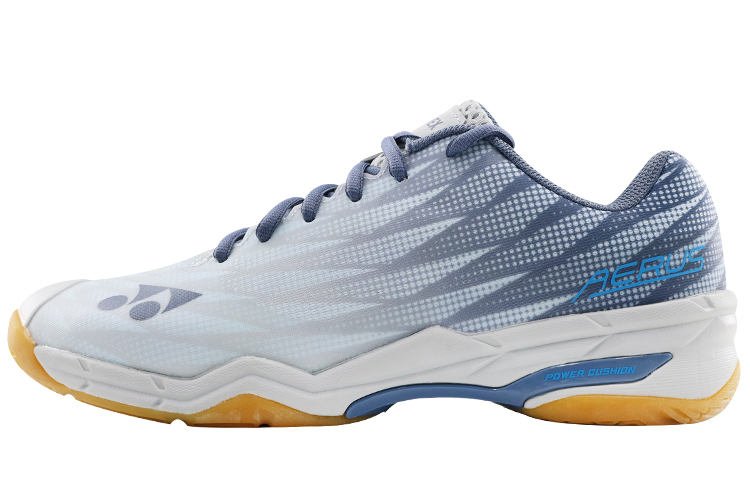 YONEX POWER CUSHION AERUS Badminton Shoes Unisex Low-Top Gray Blue