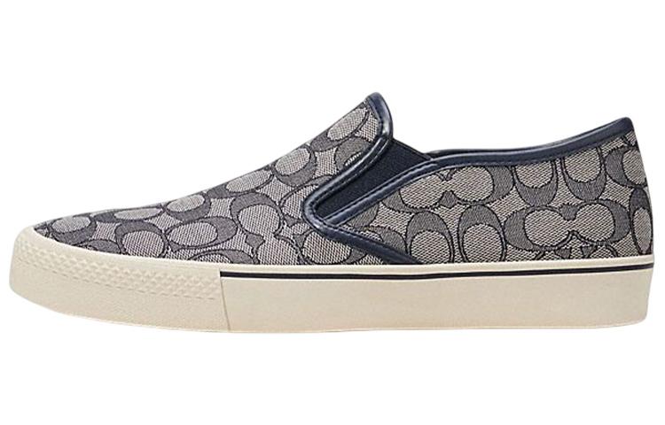 COACH Low Top Stylish Skateboarding Shoes Men's Gray