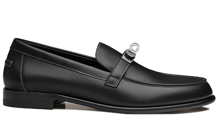 HERMES Destin Loafer Noir Calfskin Leather купить в интернет-магазине Yoocart с быстрой доставкой по России.