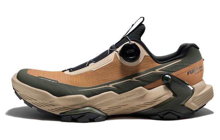KAILAS FUGA DU BOA Running Shoes Men Low Top Honey Brown/Abyss Green