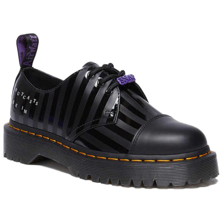 Wednesday x Dr.Martens 1461 Be Low-Top Casual Shoes Unisex Black купить в интернет-магазине Yoocart с быстрой доставкой по России.