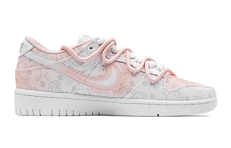 Nike Dunk ESS 'White Paisley' Pink Love, White Valentine's Day Lightweight Low top Skateboard Shoes Women's Pink White купить в интернет-магазине Yoocart с быстрой доставкой по России.