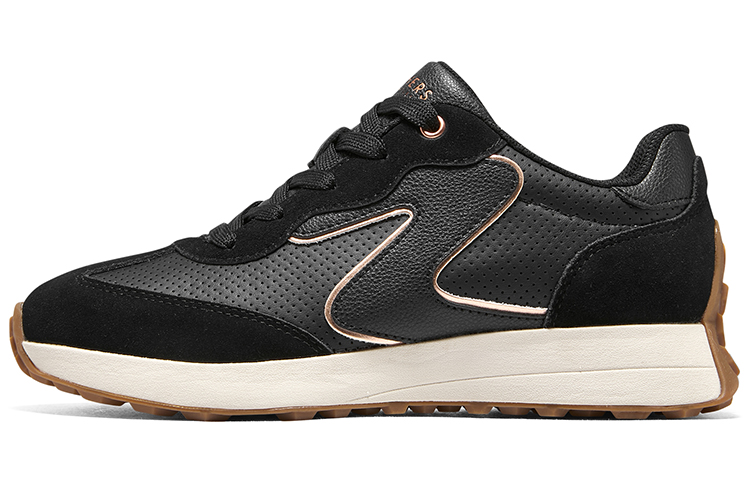 Skechers Low Top Running Shoes Women's Black Gold