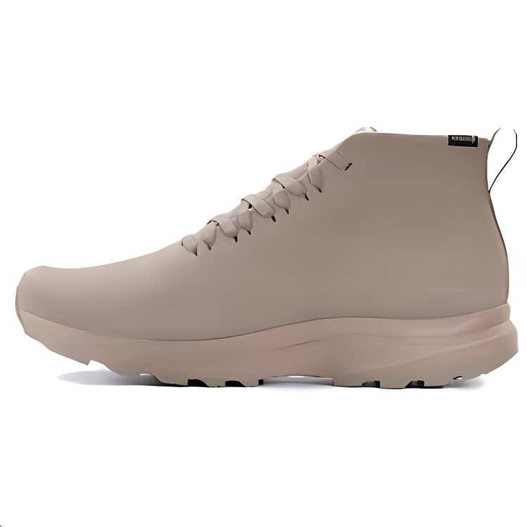 Arcteryx Solano Cushioned Slip-Resistant Water-Resistant Mid-Top Running Shoes Men's Light Tea Brown