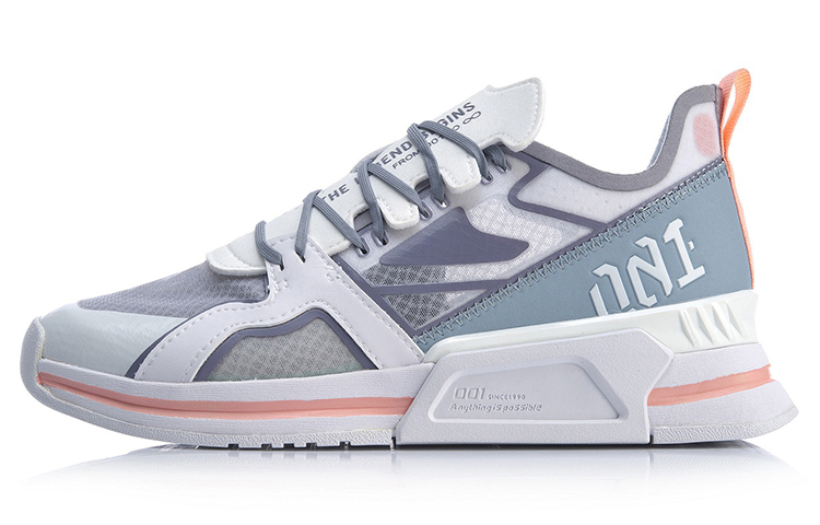 LiNing 001 T1000 Low-Top Running Shoes Women's Celestial Blue