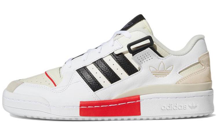 Adidas Forum Exhibit Low White Vivid Red