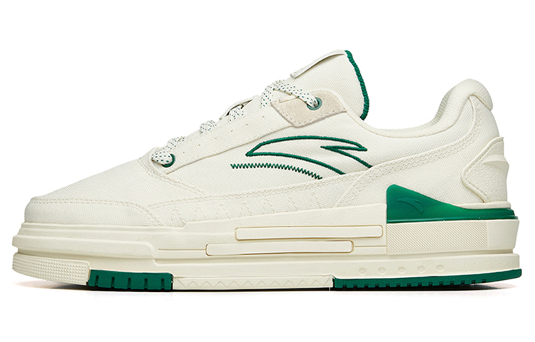 Anta Bump Low-Top Skateboard Shoes Women's White Green