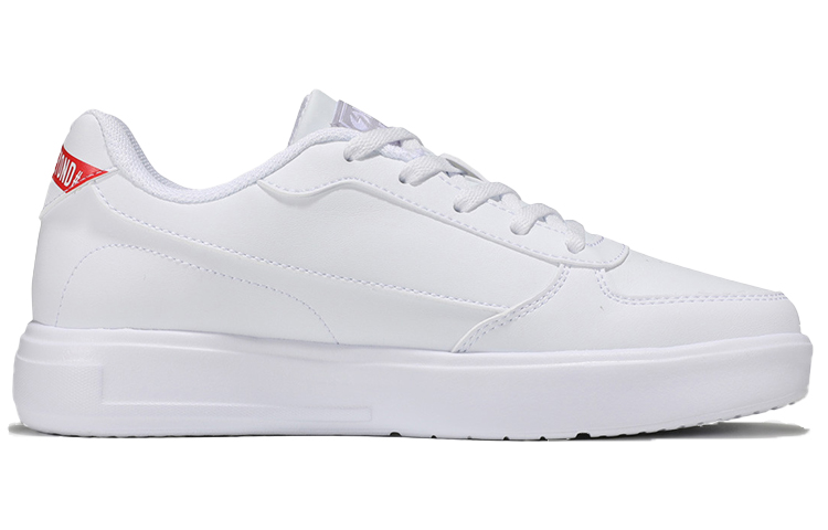 361° Low Top Skateboard Shoes Women's White Red