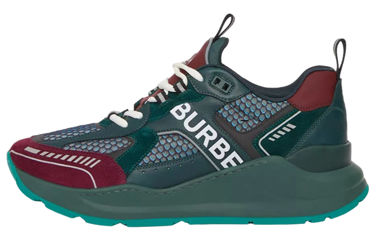 Burberry Low-Top Sports Casual Shoes Men's Green